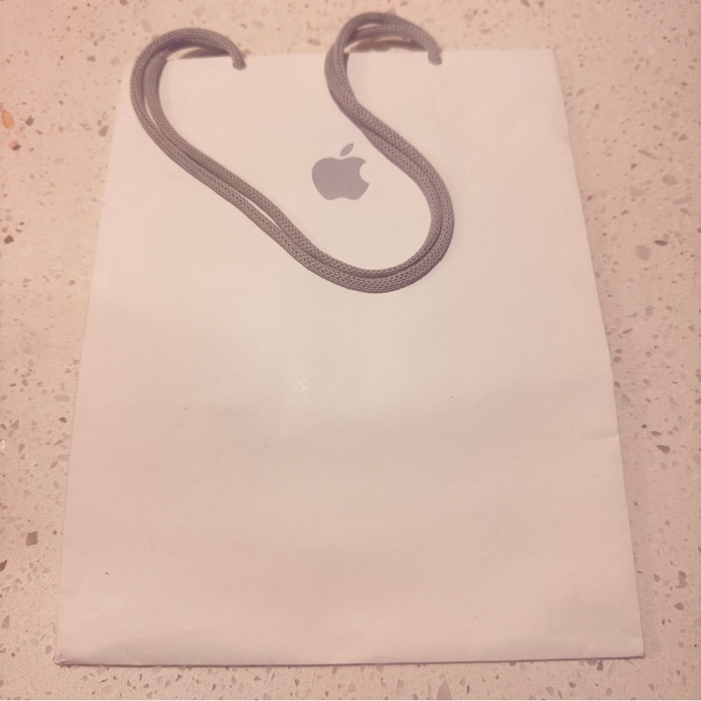 Apple Recycled White Tote